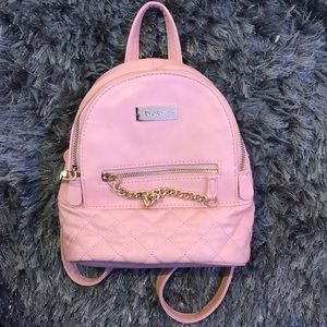 Pink Mini BeBe backpack purse